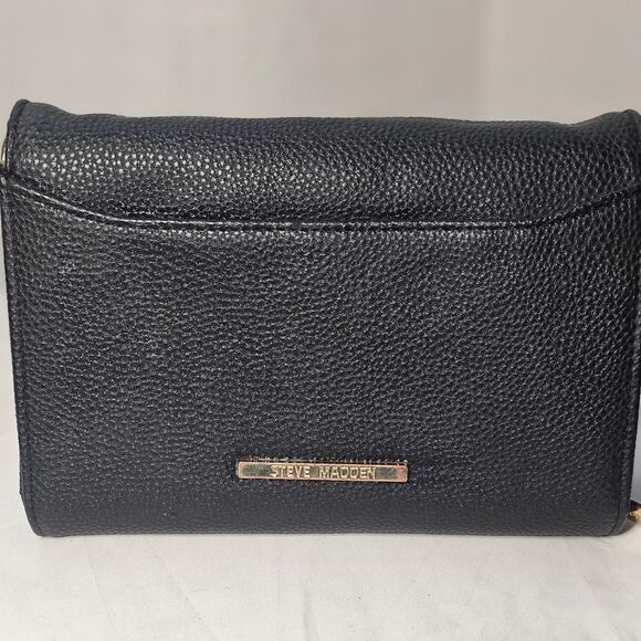 Steve Madden Rainbow Logo Front Flap Crossbody - Picture 2 of 5